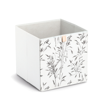 Zeller Úložný box NATURE BOX, 32 × 32 × 32 cm, bílý