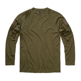 Tričko Brandit Quickdry Long - olivové, XL