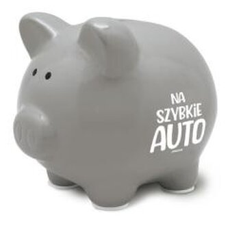 Skarbonka Pastel-Na szybkie auto