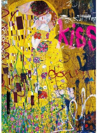 HEYE Puzzle Rebrush! Polibek 1000 dílků HEYE Puzzle Rebrush! Polibek 1000 dílků