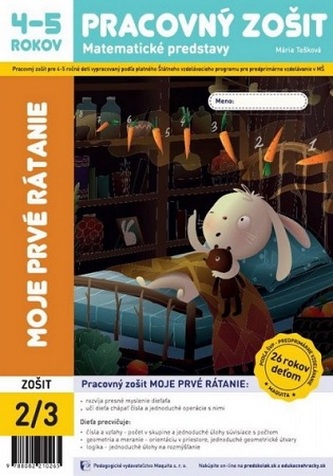 Moje prvé rátanie - Matematické predstavy (Pracovný zošit 2/3) Moje prvé rátanie - Matematické predstavy (Pracovný zošit 2/3)