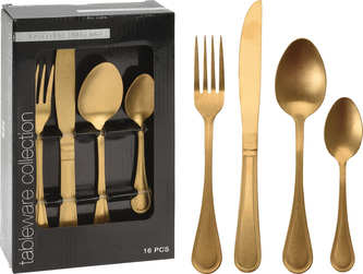 ZESTAW SZTUĆCÓW 16SZT ANTIQUE GOLD ZESTAW SZTUĆCÓW 16SZT ANTIQUE GOLD