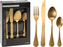 ZESTAW SZTUĆCÓW 16SZT ANTIQUE GOLD