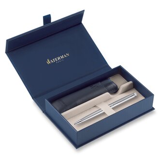 Dárková kazeta Waterman Hémisphère Stainless Steel CT - sada kuličkové pero a pouzdro