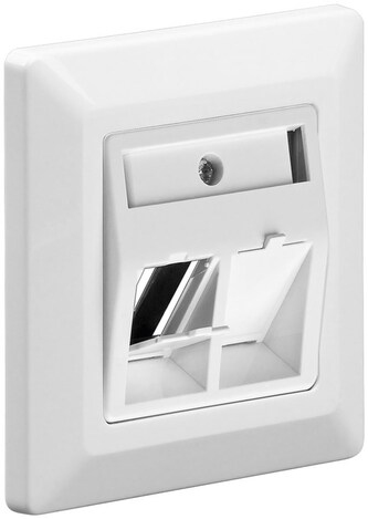Goobay Zásuvka pro 2x keystone modul pod omítku