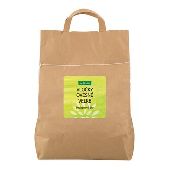 Vločky ovesné bezlepkové velké 2,5 kg BIO   BIO NEBIO