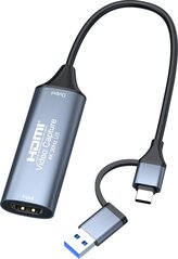 PremiumCord HDMI capture grabber pro záznam Video Audio signálu do počítače s konektorem USB3.0 a USB-C