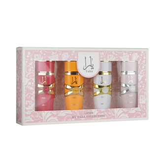 Lattafa Yara EDP Yara 25 ml + EDP Yara Candy 25 ml + EDP Yara Moi 25 ml + EDP Yara Tous 25 ml W