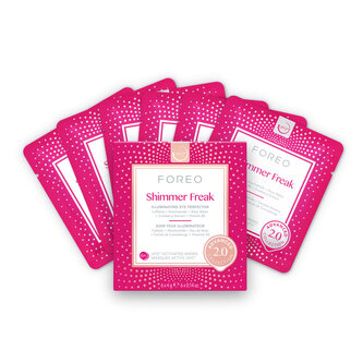 Rozjasňující maska na oční okolí Shimmer Freak UFO™ (Brightening Mask) FOREO - 6 x 6 g