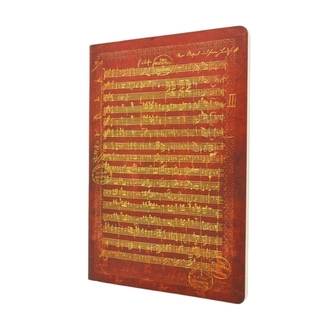 Mozart Cahier Musical Staves A4