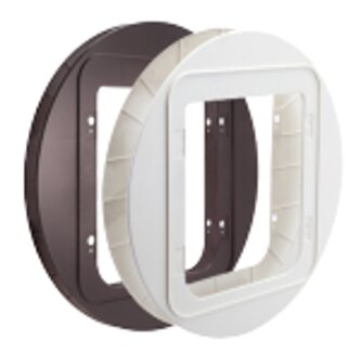 Nástavec k montáži do skla pro dvířka SureFlap pro psy-hnědá