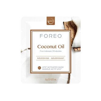 Vyživující pleťová maska Coconut Oil (Nourishing Mask) FOREO - 6 x 6 g