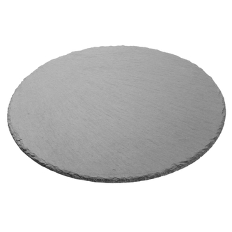 DOCHTMANN Břidlicová deska na servírování jídla kulatá 30cm