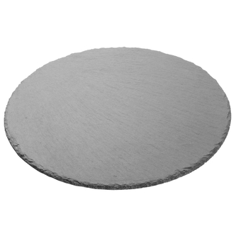 DOCHTMANN Břidlicová deska na servírování jídla kulatá 25cm