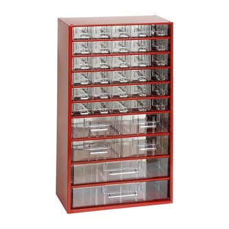 TOKOZ - Zásuvkový organizér 12 / 30S, 4M, 2L - RAL 3002 - Červená