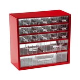 TOKOZ - Zásuvkový organizér 06 / 15S, 2M, 1L - RAL 3002 - Červená