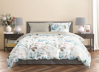 POŚCIEL KPL.140X200+70X90 MILAGRO VERDE 018 SATYNA BAW.