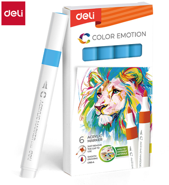 Deli Marker akrylowy sky blue