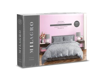 POŚCIEL KPL.220X200+2x70X80 MILAGRO VERDE 025 SATYNA BAW.