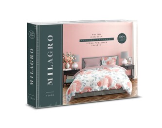 POŚCIEL KPL.140X200+70X90 MILAGRO VERDE 027 SATYNA BAW.