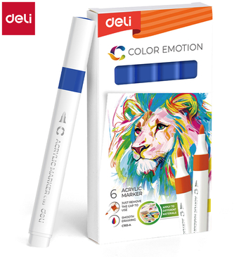 Deli Marker akrylowy blue