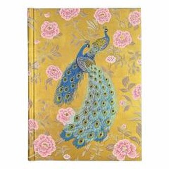 Notatnik szyty Wiktoriański Paw