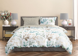 POŚCIEL KPL.220X200+2x70X80 MILAGRO VERDE 018 SATYNA BAW.