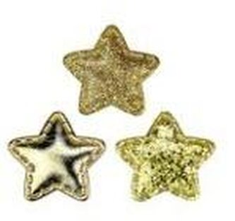 Dekoracje materiałowe gwiazdki 35x32mm Dekoracje materiałowe gwiazdki 35x32mm