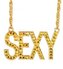 Naszyjnik z napisem Sexy