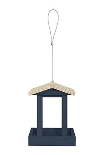 Krmítko venk. FLORA 1 na semena dřevo modrá Zolux