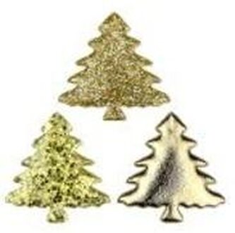 Dekoracje samoprzylepne choinki 12szt