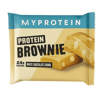 MyProtein Bar Brownie 75 g white chocolate chunk (bílá čokoláda-křupinky)