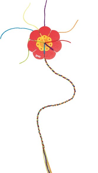 GOKI Pletací květina pro náramky přátelství