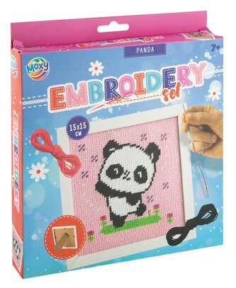 Vyšívání , rámeček 15 x 15 - panda