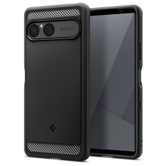 Spigen Rugged Armor, matte black - Sony Xperia 10 VII Spigen Rugged Armor, matte black - Sony Xperia 10 VII