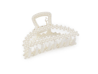 Skřipec do vlasů perlový - 1 ks - 2 perlová