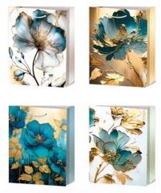 Torebka prezentowa S Kwiaty mix