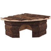 Domek Small Animals dřevěný rohový  M