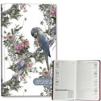 Kalendarz 2026 A6 tygodniowy Papugi Boho