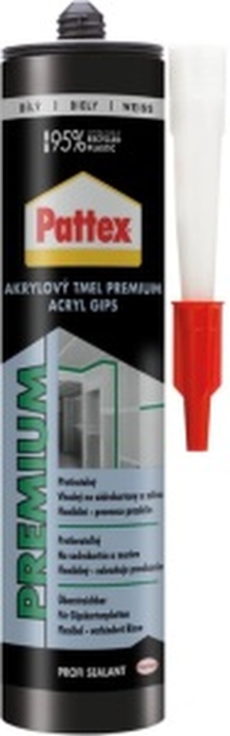 PATTEX Akrylový tmel Premium, bílý, 280 ml