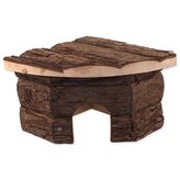 Domek Small Animals dřevěný rohový  S