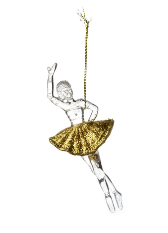 SANTA LILA Zawieszka bombka 5,5x2x14,2 cm baletnica