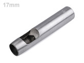 Výsečník / děrovač na látky Ø14;17;18;19;20;22 mm - 1 ks - 17 mm nikl