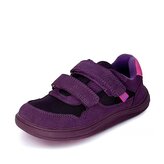 Dívčí celoroční barefoot tenisky Bugga SAFI Dark Purple B00201-06 - 26