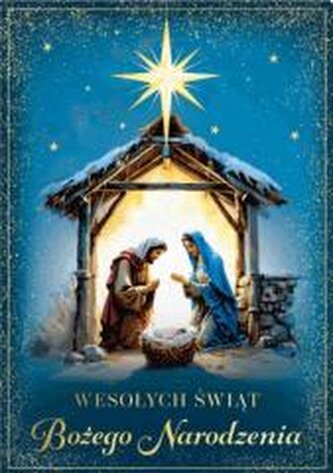 Karnet B6 3D Boże Narodzenie