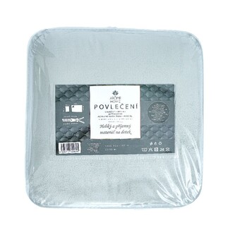 ARÔME HOME Povlečení mikroflanel 140*200 + 70*90, Uni Světle šedé