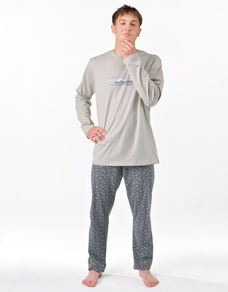 Pánské pyžamo Gino vícebarevné (79191-LxGDxG) XXL