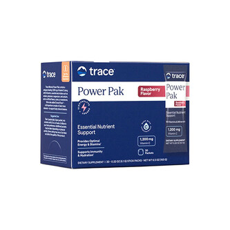 Trace Minerals Power Pak Elektrolyty Malina 30 sáčků