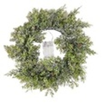 Wianek 36 cm sosnowy 20 micro LED