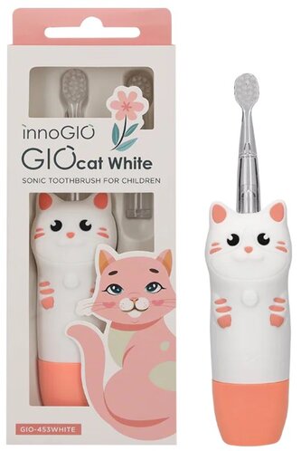 INNOGIO GIO-453WHITE Soniczna szczoteczka dla dzieci GIOcat biała
